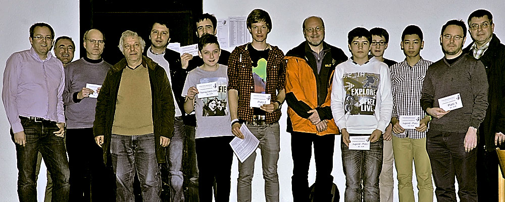 2016 02 Schach Bickenbacher Fastnachtsturnier Gruppe